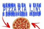 Logotipo Pizzaria Lins