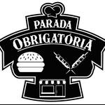 Logotipo Parada Obrigatória Lanches e Carnes