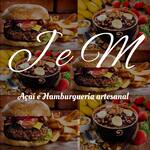 Logotipo Jem Açaí e Hamburgueria Artesanal