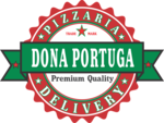 Logotipo Dona Portuga Pizzaria Delivery