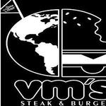 Logotipo Vm´s Steak e Burguer