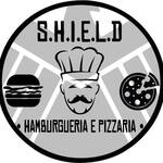 Logotipo Shield Hamburgueria & Pizzaria