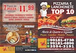 Logotipo Pizzaria Top10