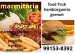 Logotipo Food Truck Hamburgueria Artesanal