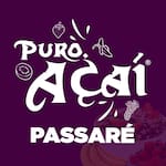 Logotipo Puro Açaí - Passaré