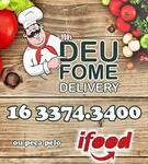 Logotipo Deu Fome Delivery