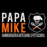 Logotipo Papa Mike Hamburgueria