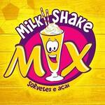 Logotipo Milk Shake Mix Sorvetes e Açai -