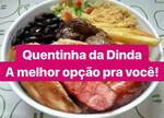 Logotipo Quentinha Gostosa da Dinda