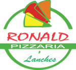 Logotipo Pizzaria do Ronald e Lanches