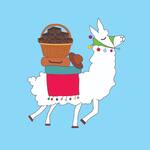 Logotipo Lhama Brownie