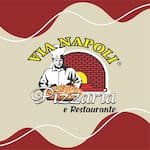 Logotipo Via Napoli Pizzaria e Restaurante