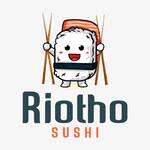 Logotipo Riotho Sushi - Sushi Por 1 Real