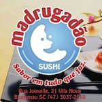 Logotipo Madrugadao Sushi e Pasteis