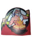 Logotipo Arepas De Dioses Al Carbon