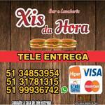 Logotipo Xis da Hora Bar e Lancheria
