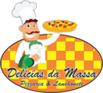 Logotipo Delícias da Massa Pizzaria