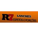 Logotipo R7 Lanches Espetos e Porções