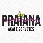 Logotipo Praiana Açaí e Sorvetes