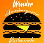 Logotipo Wonder Restaurante e Hamburgueria