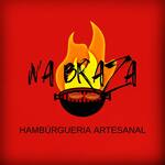 Logotipo Na Braza - Hamburgueria Artesanal