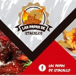Logotipo Las Papas de Iztacalco (Tezontle)