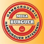 Logotipo Mega Burguer (Aceitamos Cartão Senff)