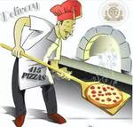 Logotipo Pizzaria 415