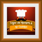 Logotipo Lugar de Homem e na Cozinha