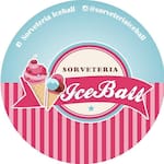 Logotipo Sorveteria Iceball - Açaí
