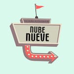Logotipo Nube Nueve Helados Artesanales