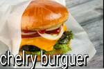 Logotipo Chelry Burguer Hambúrgueres