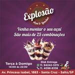 Logotipo Explosão Açaí e Lanches