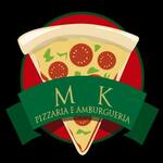 Logotipo Mk Pizzaria e Hamburgueria