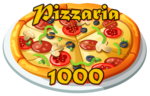Logotipo Pizzaria Mil