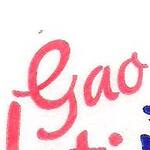 Logotipo Gao Comida Oriental