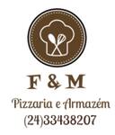 Logotipo Fm Pizzaria e Armazem