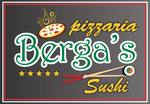 Logotipo Berga's Pizzaria & Sushi