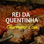 Logotipo Rei da Quentinha Churrasco e Cia