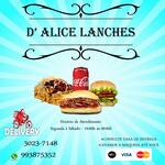 Logotipo D'alice Lanches