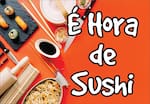 Logotipo E Hora de Sushi