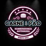 Logotipo Carne e Pão Hamburgueria Artesanal