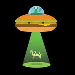 Logotipo Alien Hamburgueria