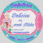 Logotipo Delícias da Vovó Nilda Doces & Salgados