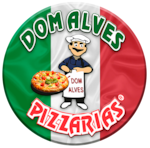Logotipo Dom Alves Pizzaria