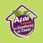 Logotipo Açaí e Sorvete no Conforto de Casa