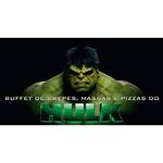 Logotipo Crepes, Massas e Pizzas do Hulk