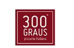 Logotipo 300° Graus Pizzaria