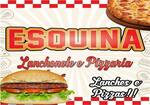Logotipo Esquina Lanchonete e Pizzaria