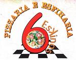 Logotipo Pizzaria 6 Eskinas